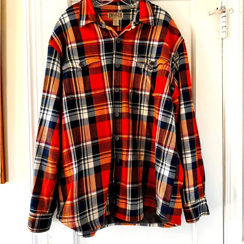 Duluth Trading Plaid Flannel Jacket